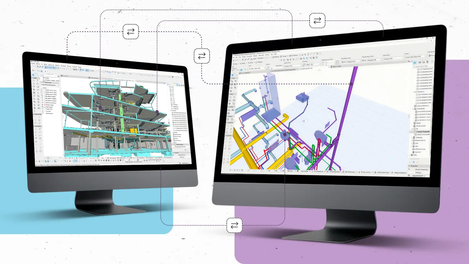 Graphisoft MEP Designer coordinated building services model