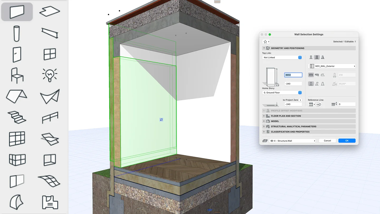 Archicad precision floor plan documentation
